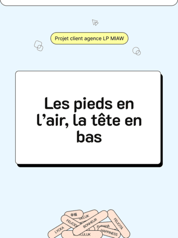 Apercu du projet "Les pieds en l’air, la Tête en Bas", un site WordPress réalisé dans le cadre des projets tuteurés de la LP MIAW.